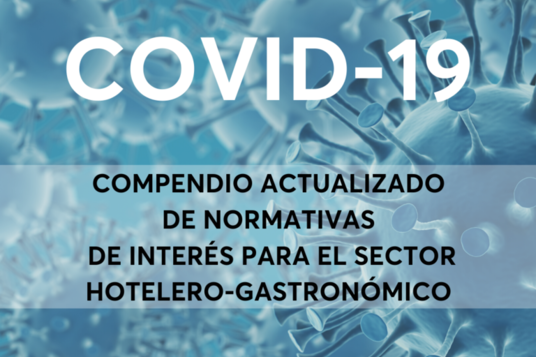 Imagen de Compendio de normativas vigentes para consulta del sector hotelero gastronómico. Imagen de Compendio de normativas vigentes para consulta del sector hotelero gastronómico.